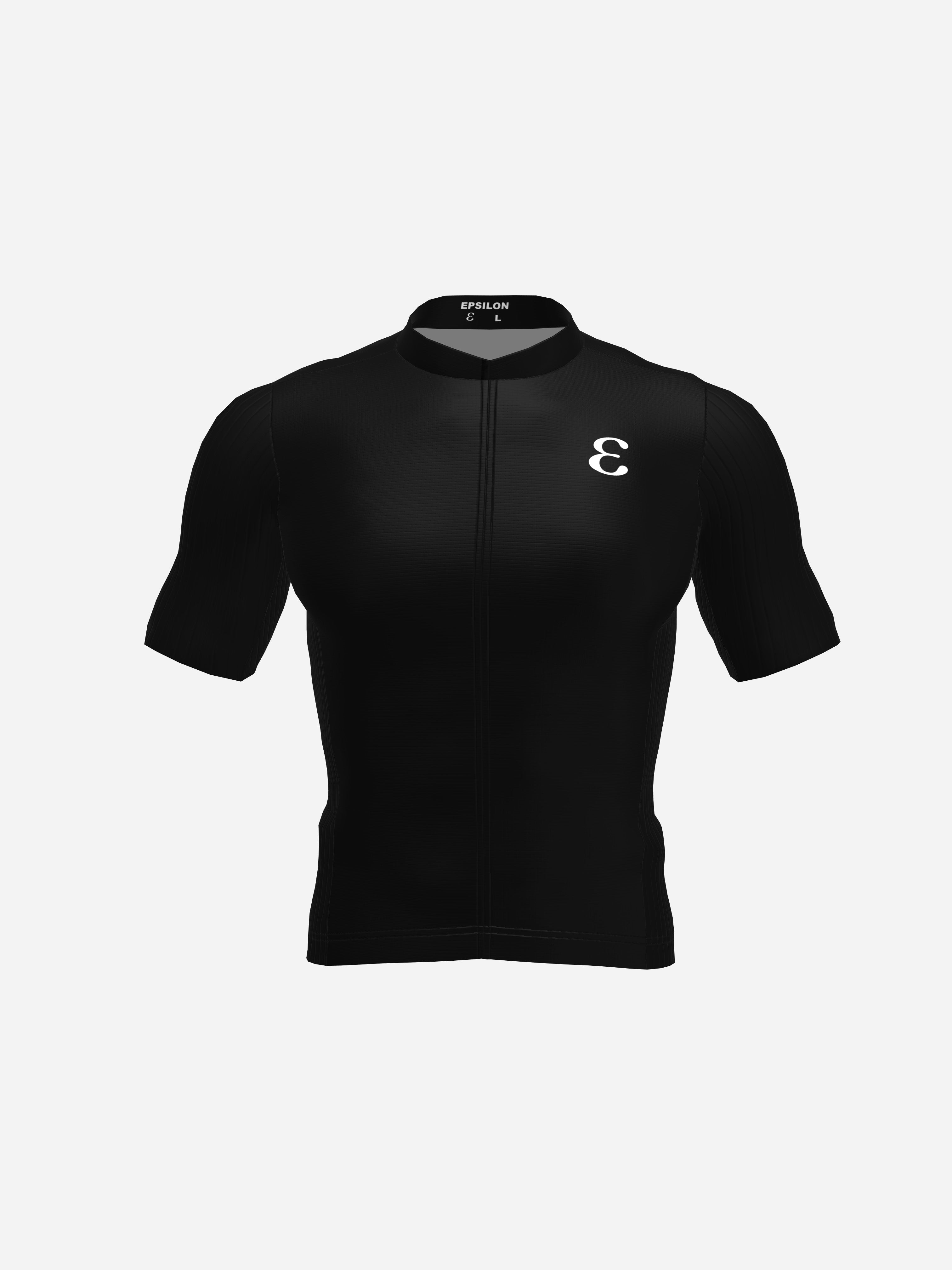 Black cycling jersey 2025